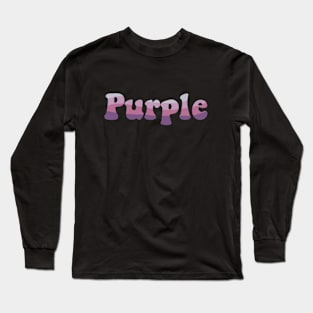 Purple Long Sleeve T-Shirt